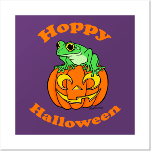 Hoppy Halloween Posters and Art